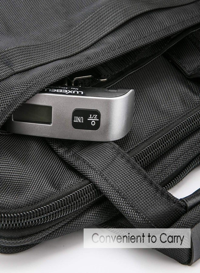 LUXEBELL Digital Luggage Scale Gift for Traveler Suitcase Handheld Weight Scale 110lbs, Silver, 1.2 inches (W) x 5.1 inches (L) x 1.2 inches (H) - Image 4